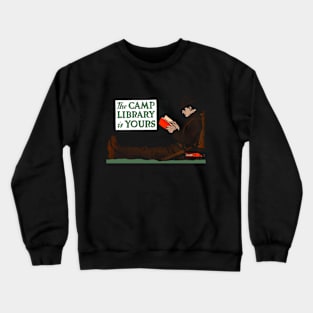 World War I Camp Library 1917 Military Crewneck Sweatshirt